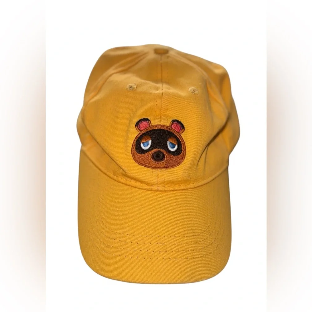 Nintendo Animal Crossing Tom Nook Yellow Snapback Baseball Cap - Picture 1 of 8